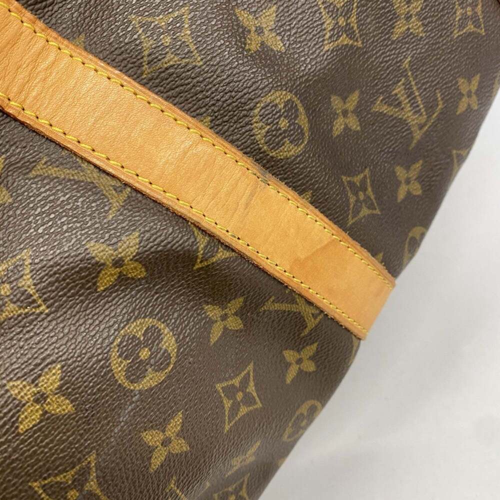 LOUIS VUITTON Authentic Brown Monogram Keepall 55 Boston Bag - Picture 7 of 10
